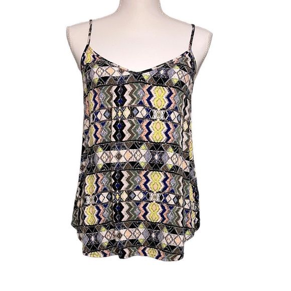 ELLA MOSS SPAGHETTI STRAP BLOUSE WOMENS SIZE MEDIUM - Picture 1 of 5